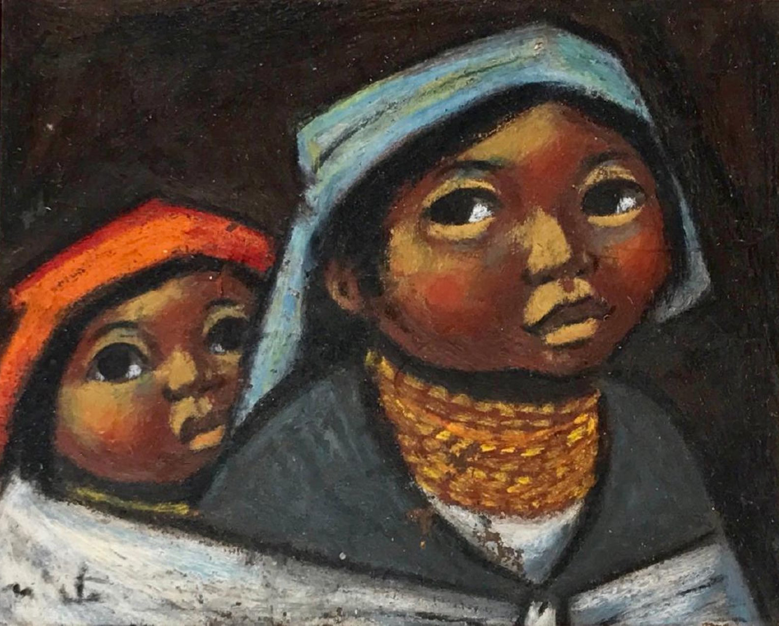 Two Octavalo Children by Arturo Nieto